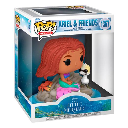 Funko -  Deluxe Disney The Mermaid Little Ariel & Friends   15cm gyűjtői vinyl karakter