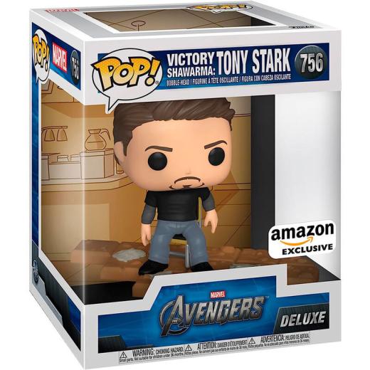 Funko -  Deluxe Marvel Avengers Tony Stark Exclusive   15cm gyűjtői vinyl karakter