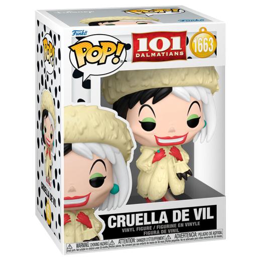 Funko -  Disney 101 Dalmatas Cruella de Vil  101 kiskutya Szörnyella    gyűjtői vinyl karakter