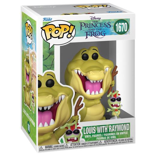 Funko -  Disney A hercegnő és a béka Louis with Raymond    gyűjtői vinyl karakter