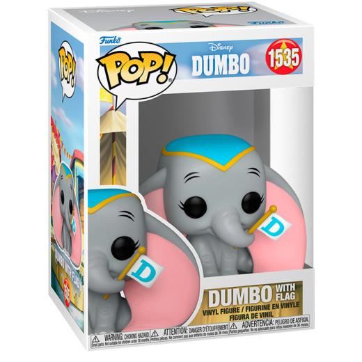 Funko -  Disney Dumbo  Dumbo with Flag    gyűjtői vinyl karakter
