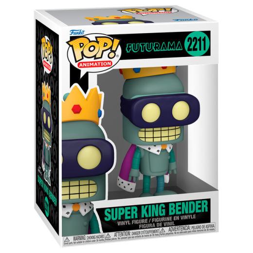 Funko -  Disney Futurama Super King Bender    gyűjtői vinyl karakter