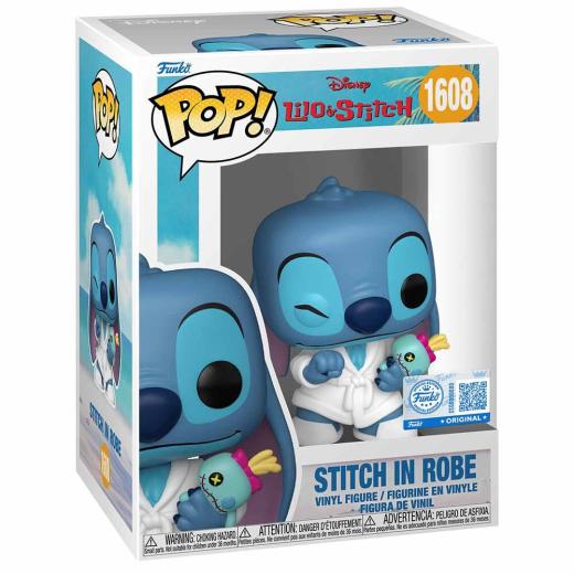 Funko -  Disney Lilo & Stitch  Stitch in Robe    gyűjtői vinyl karakter