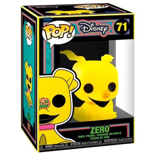 Funko -  Disney Nightmare Before Christmas Zero BLKLT    gyűjtői vinyl karakter