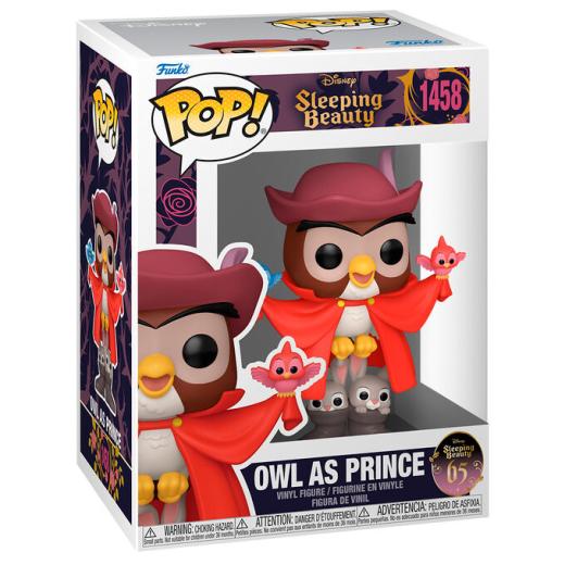 Funko -  Disney SleePing Beauty   Csipkerózsiak  Owl as Prince    gyűjtői vinyl karakter