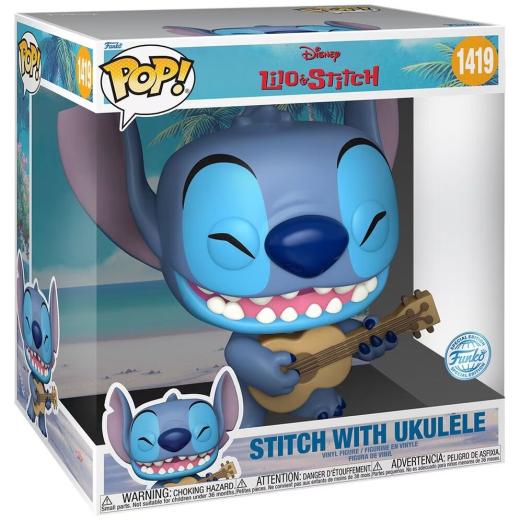 Funko -  Disney Stitch Ukelele Exclusive   25cm gyűjtői vinyl karakter