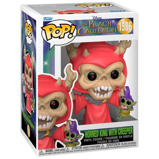 Funko -  Disney The Black Cauldron  Fekete üst  Horned King With Creeper    gyűjtői vinyl karakter