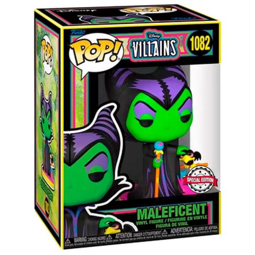 Funko -  Disney Villains Maleficent Black Light Exclusive    gyűjtői vinyl karakter