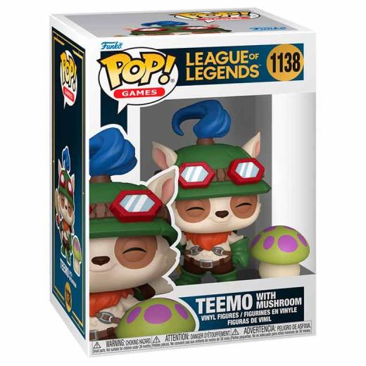 Funko -  Games League of Legends Teemo with Mushroom    gyűjtői vinyl karakter