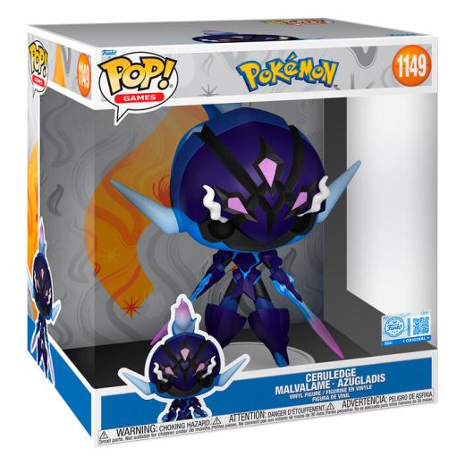 Funko -  gyűjtői vinyl karakter Jumbo Pokemon Ceruledge Malvalame Azugladis Exclusive   25cm gyűjtői vinyl karakter