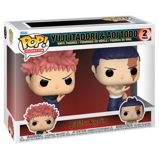 Funko -  Jujutsu Kaisen Yuji Itadori & Aoi Todo 2db/csomag   gyűjtői vinyl karakter