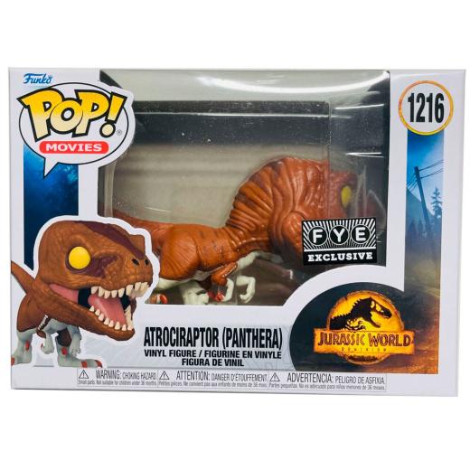 Funko -  Jurassic World 3 Atrociraptor Panthera Exclusive    gyűjtői vinyl karakter
