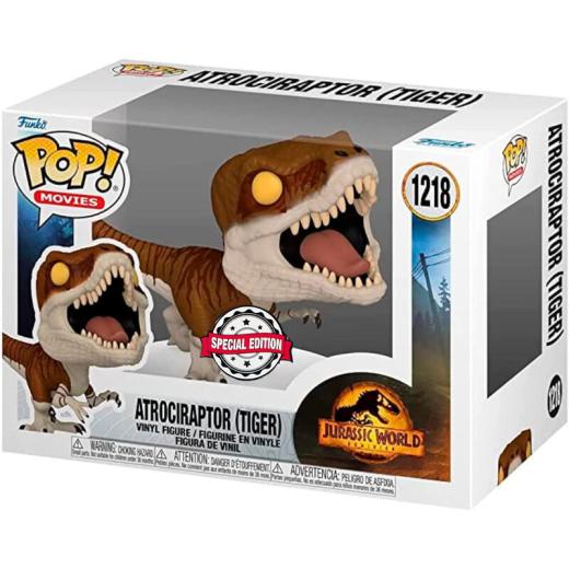 Funko -  Jurassic World Atrociraptor Tiger Exclusive    gyűjtői vinyl karakter