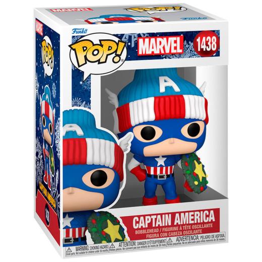 Funko -  Marvel Captain America Holiday    gyűjtői vinyl karakter