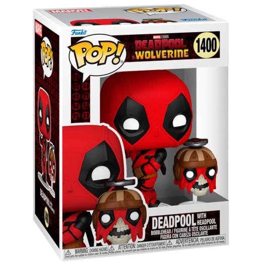 Funko -  Marvel Deadpool & Wolverine Deadpool with Headpool 