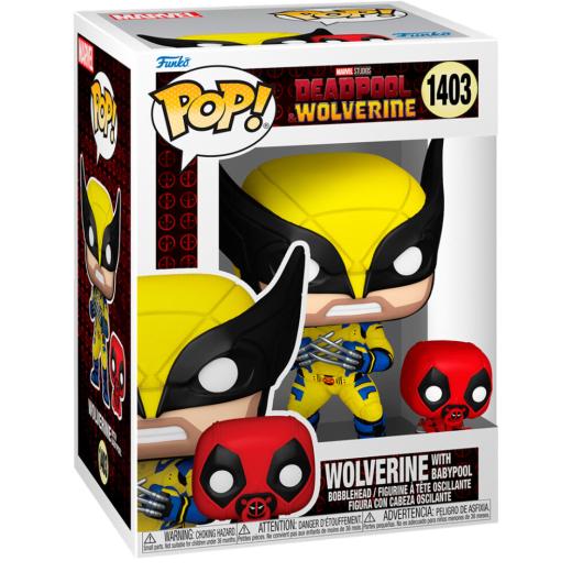 Funko -  Marvel Deadpool & Wolverine  Wolverine with Babypool    gyűjtői vinyl karakter
