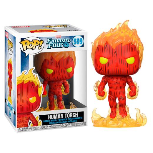 Funko -  Marvel Fantastic Four Human Torch    gyűjtői vinyl karakter