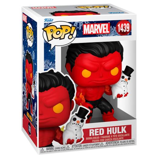 Funko -  Marvel Red Hulk with Snowman    gyűjtői vinyl karakter