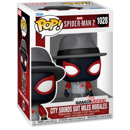 Funko -  Marvel SpiderMan 2 City Sounds Suit Miles Morales    gyűjtői vinyl karakter