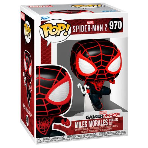 Funko -  Marvel Spiderman 2 Miles Morales Upgraded Suit    gyűjtői vinyl karakter