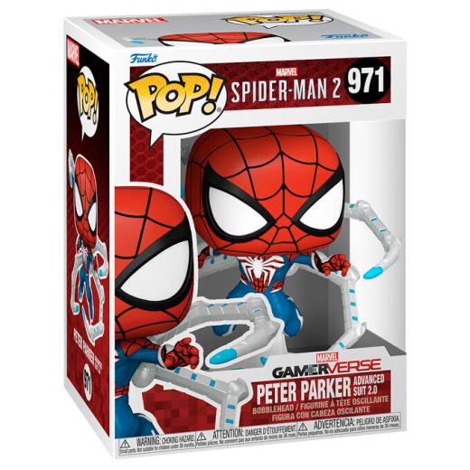 Funko -  Marvel Spiderman 2 Peter Parker Advanced Suit 2.0    gyűjtői vinyl karakter