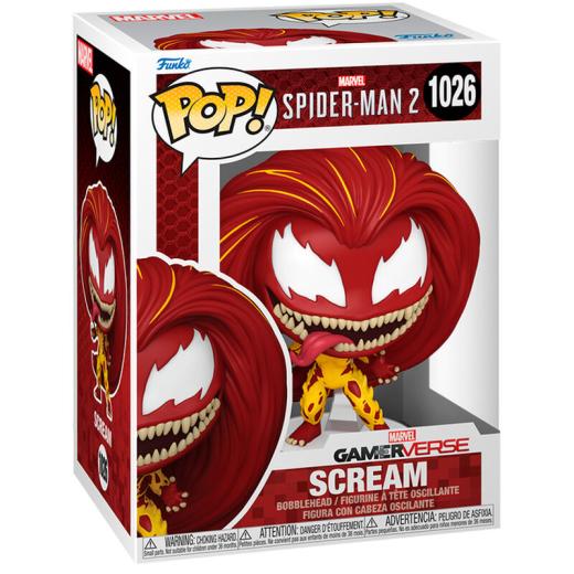 Funko -  Marvel SpiderMan 2 Scream    gyűjtői vinyl karakter
