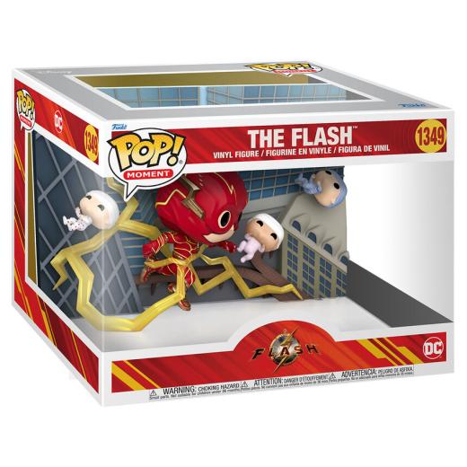 Funko -  Moment DC Comics The Flash Baby Rescue   15cm gyűjtői vinyl karakter