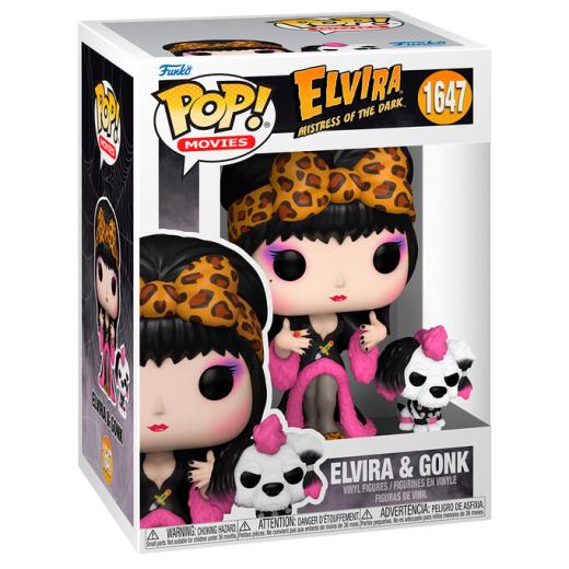 Funko -  Movies Elvira Mistress of the Dark Elvira & Gonk    gyűjtői vinyl karakter