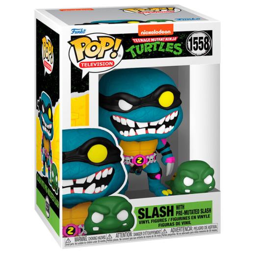 Funko -  Movies Teenage Mutant Ninja Turtles Tini nindzsa teknőcök Slash & Pre Mutated Slash    gyűjtői vinyl karakter