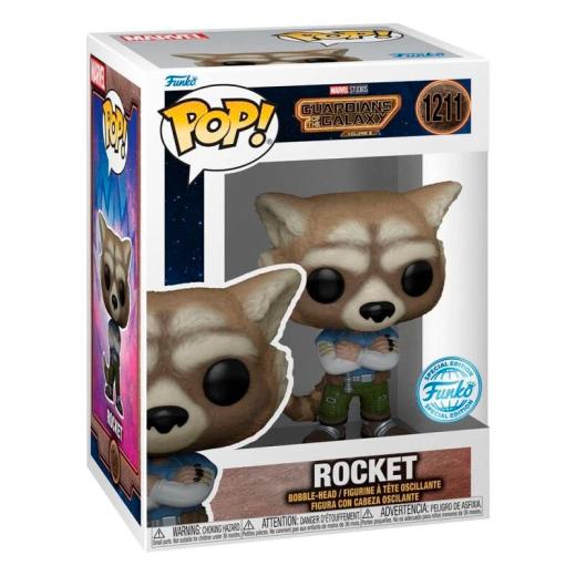 Funko -  PO Marvel Guardians of the Galaxy Rocket Exclusive    gyűjtői vinyl karakter