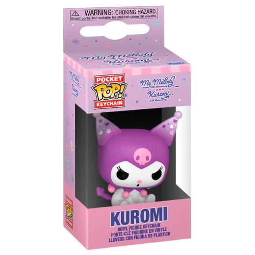 Funko -  Pocket ! Animation Hello Kitty 20th Anniversary Kuromi Grumpy kulcstartó