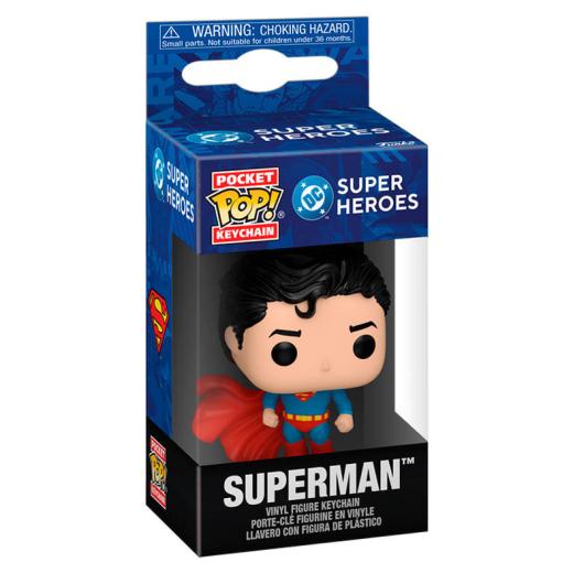 Funko -  Pocket ! DC Comics Superman kulcstartó