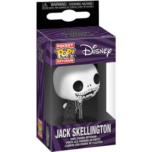 Funko -  Pocket ! Disney Nightmare Before Christmas 30th Anniversary Jack Skellington kulcstartó