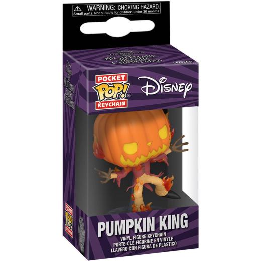 Funko -  Pocket ! Disney Nightmare Before Christmas 30th Anniversary Pumpkin King kulcstartó