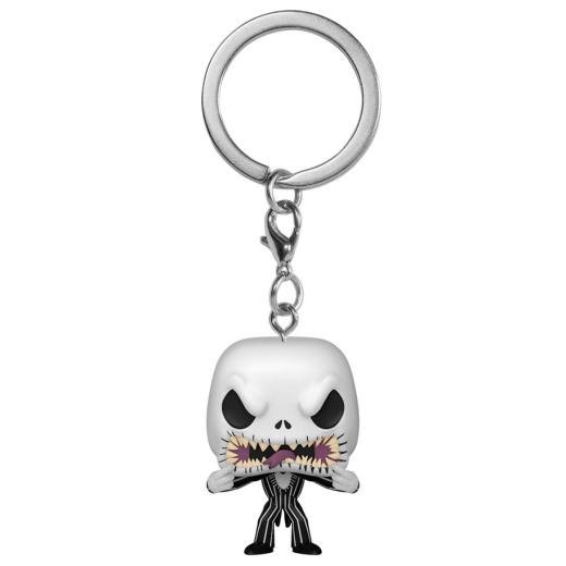 Funko -  Pocket ! Disney Nightmare Before Christmas Jack Scary Face kulcstartó