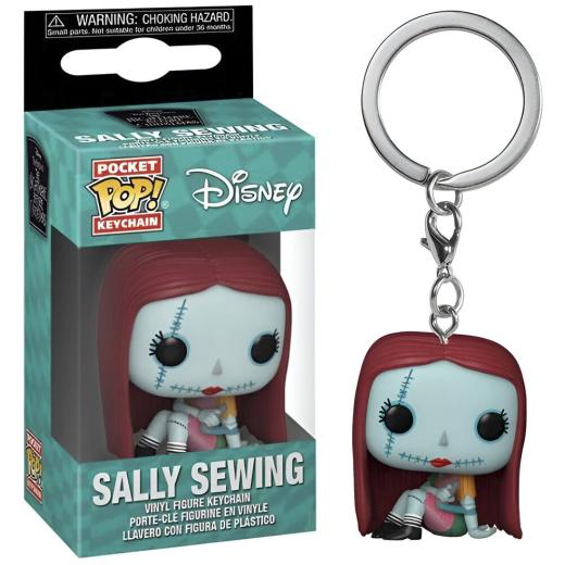 Funko -  Pocket ! Disney Nightmare Before Christmas Sally Sewing kulcstartó