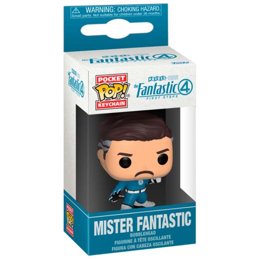 Funko -  Pocket ! kulcstartó Marvel The Fantastic 4 Mister Fantastic