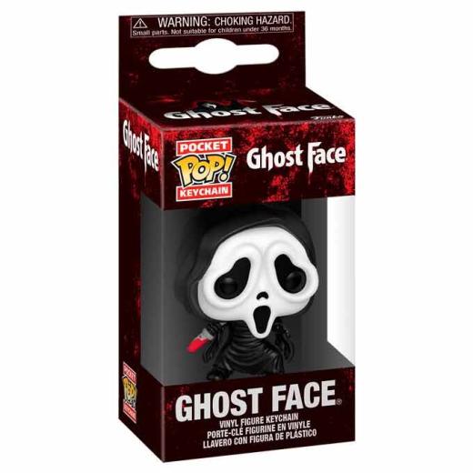Funko -  Pocket ! Sikoly  Ghost Face kulcstartó