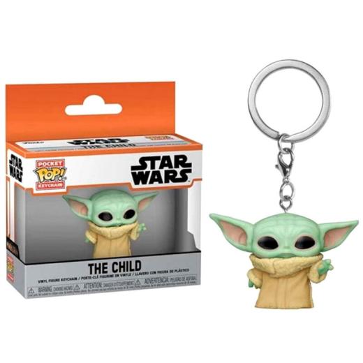 Funko -  Pocket ! Star Wars The Mandalorian Yoda The Child kulcstartó