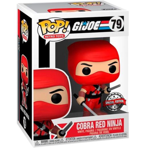 Funko -   Retro Toys G.I. Joe Cobra Red Ninja Exclusive    gyűjtői vinyl karakter