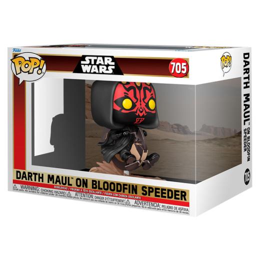 Funko -  Rides Deluxe Star Wars Darth Maul On Bloodfin Speeder   15 cm gyűjtői vinyl karakter