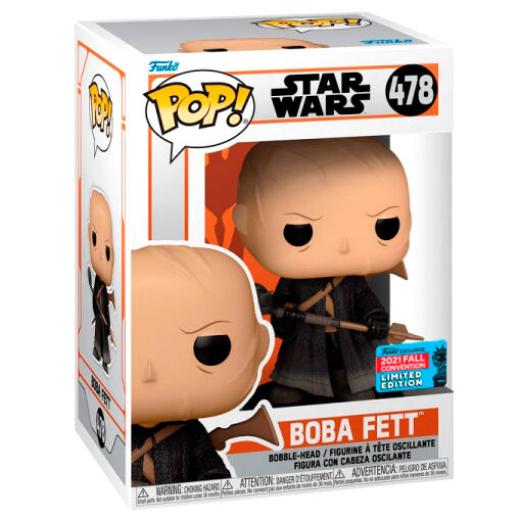 Funko -  Star Wars Boba Fett No Armor Exclusive    gyűjtői vinyl karakter