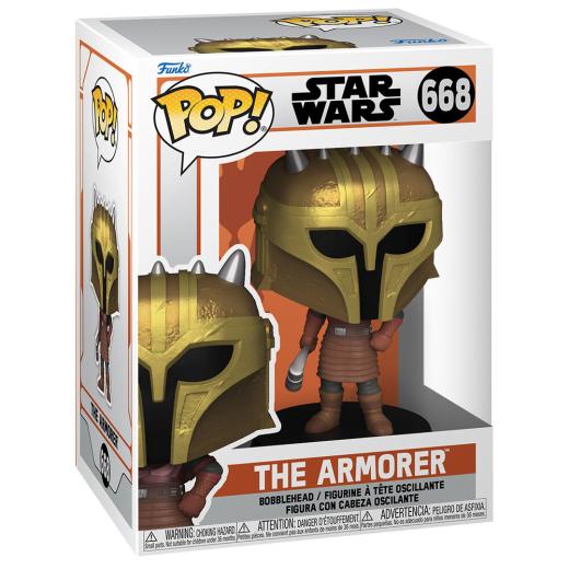 Funko -  Star Wars Mandalorian 9 The Armorer    gyűjtői vinyl karakter