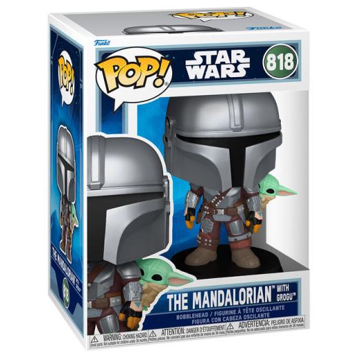 Funko -  Star Wars Mandalorian & Grogu  The Mandalorian with Grogu    gyűjtői vinyl karakter