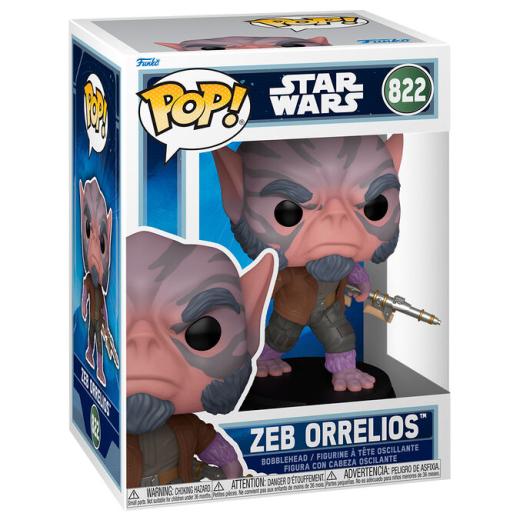 Funko -  Star Wars Mandalorian & Grogu Zeb Orrelios    gyűjtői vinyl karakter