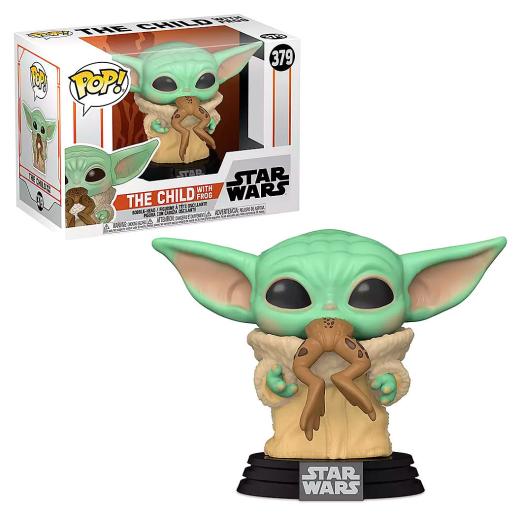 Funko -  Star Wars Mandalorian The Child with Frog    gyűjtői vinyl karakter