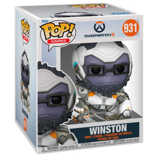 Funko -  Super OverWatch 2 Winston   15cm gyűjtői vinyl karakter