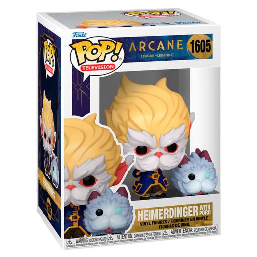 Funko -  Television League of Legends Arcane Heimerdinger with Poro    gyűjtői vinyl karakter