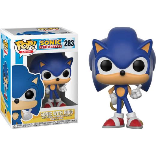 Funko -  Video & Games Sonic with Ring    gyűjtői vinyl karakter