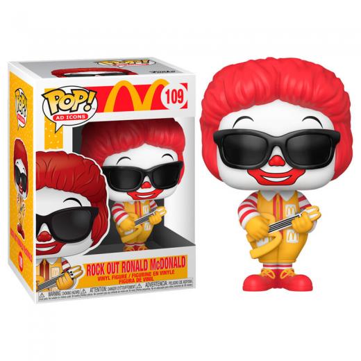 Funko  POP - Ad Icons -  McDonalds  Rock Out Ronald    figura
